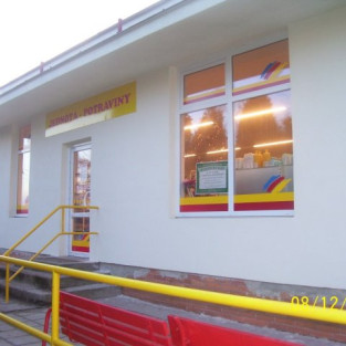Přestavba místní prodejny Jednoty 2006
